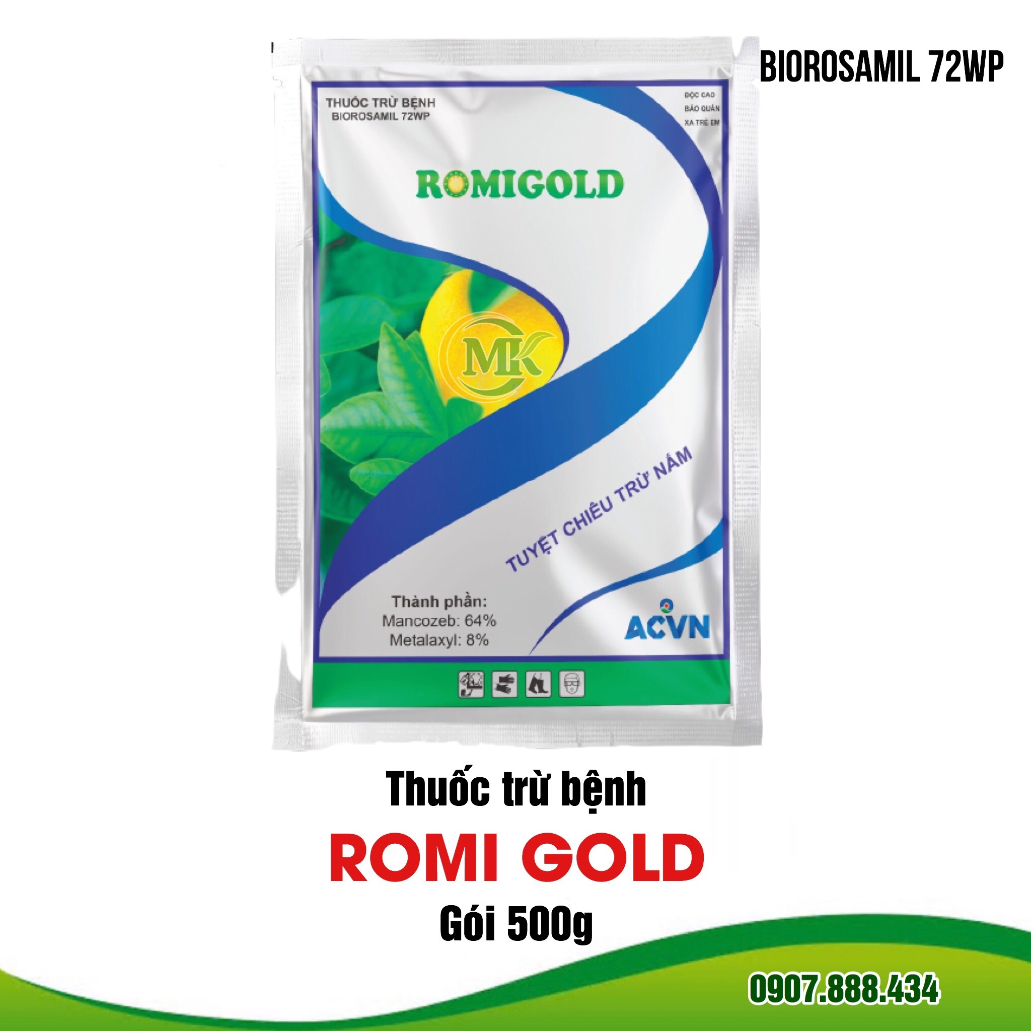 Biorosamil 72WP (ROMIGOLD) - Gói 500g