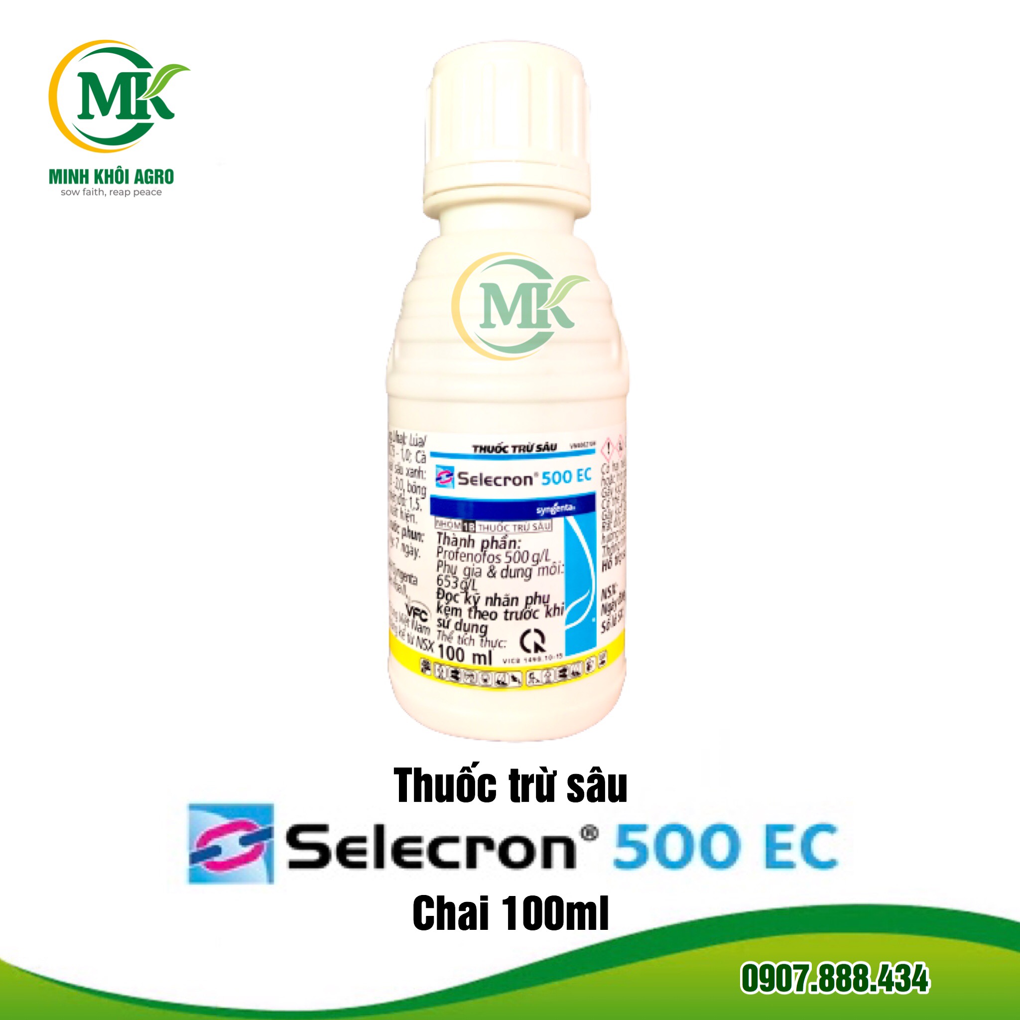Thuốc trừ sâu Selecron 500EC - Chai 100ml